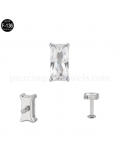 Labret in titanio da 1,2mm...